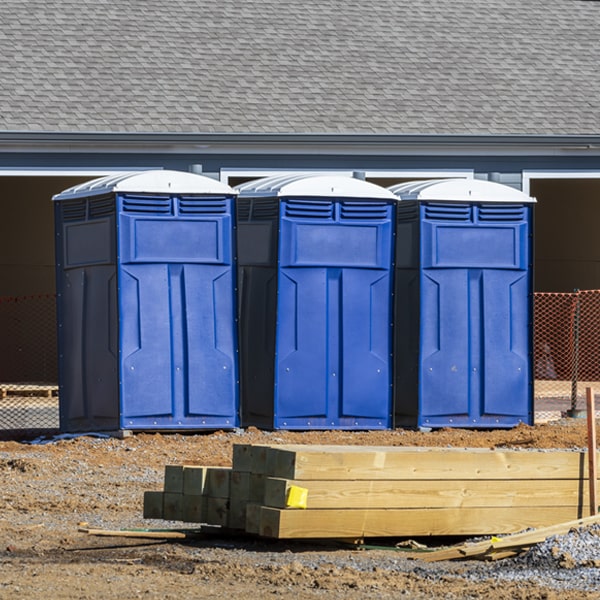 are there any restrictions on where i can place the portable toilets during my rental period in Bright